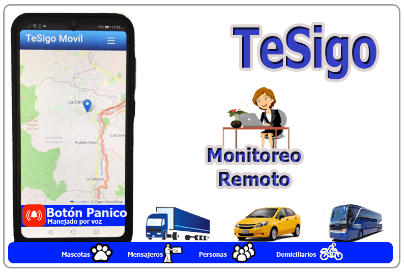 Botón de pánico activado por voz TeSigo GPS